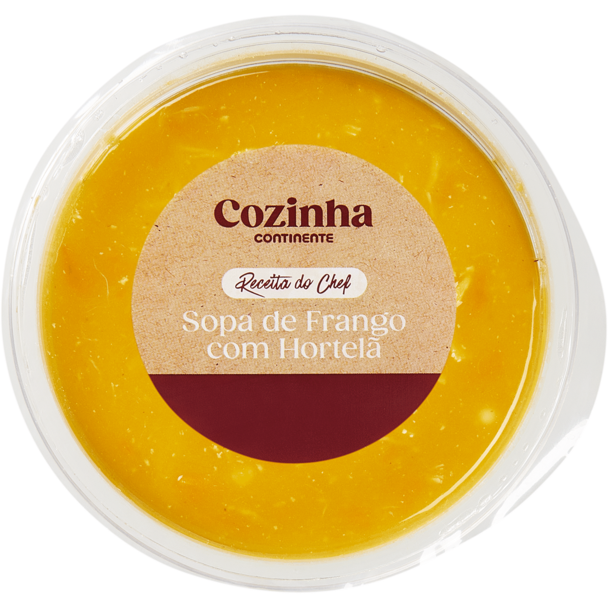 Sopa de Frango com Hortel&atilde; Cozinha Continente