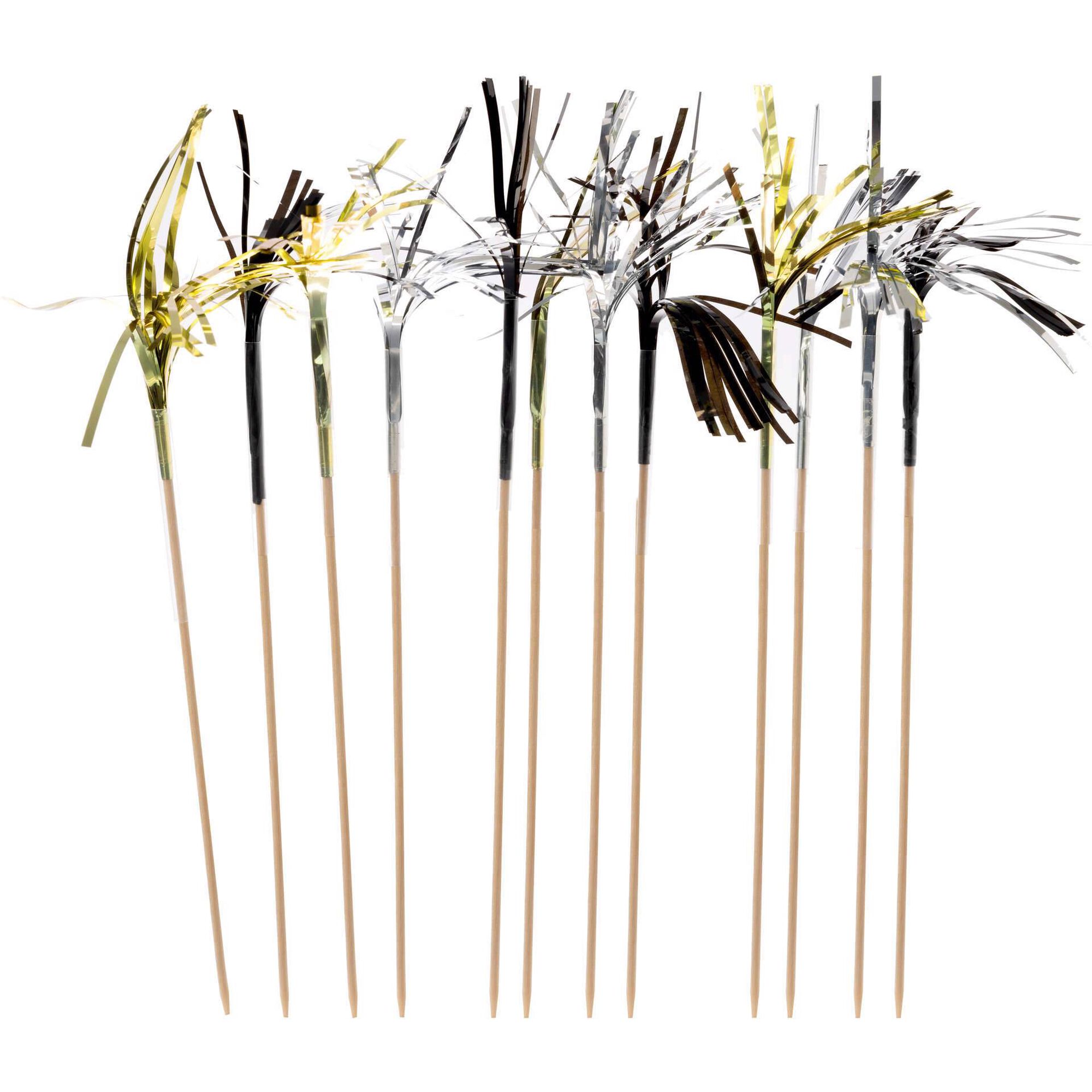 Conjunto 12 Palitos Decorativos Picks Foil