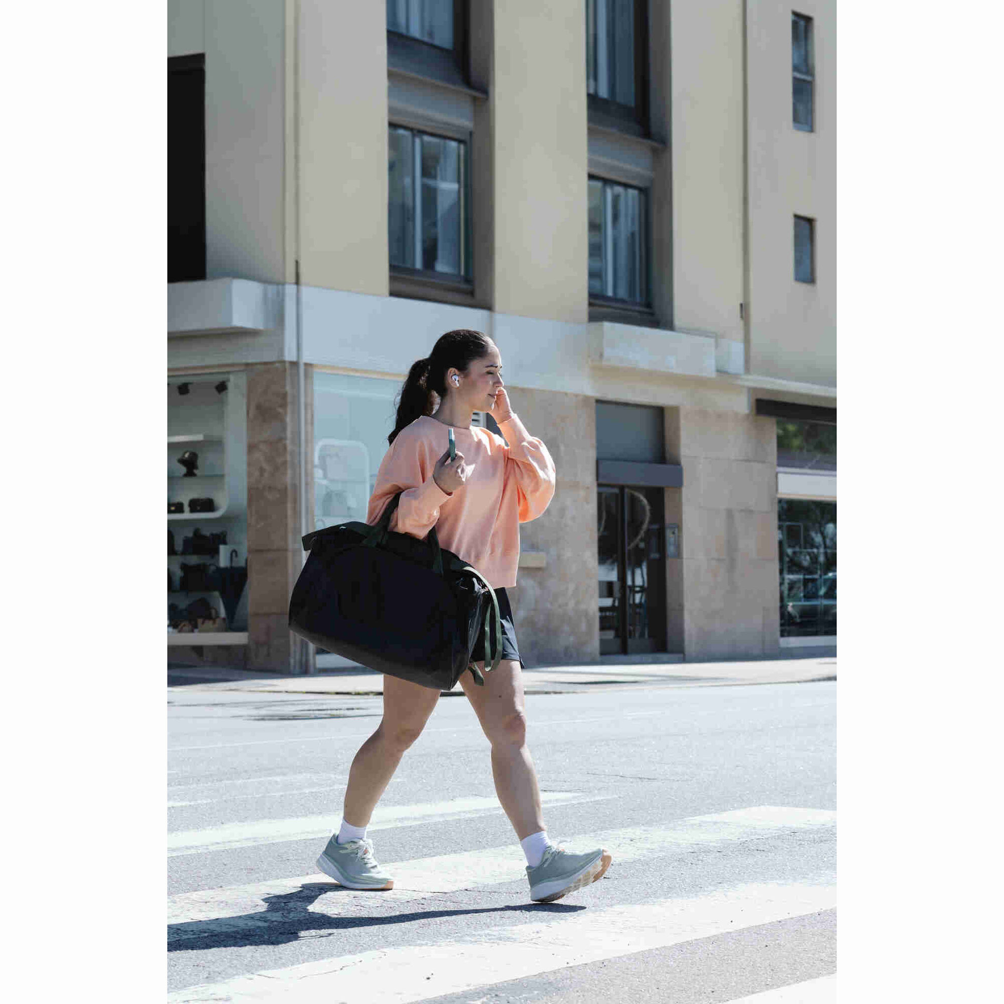 Calções de corrida Mulher Azul S