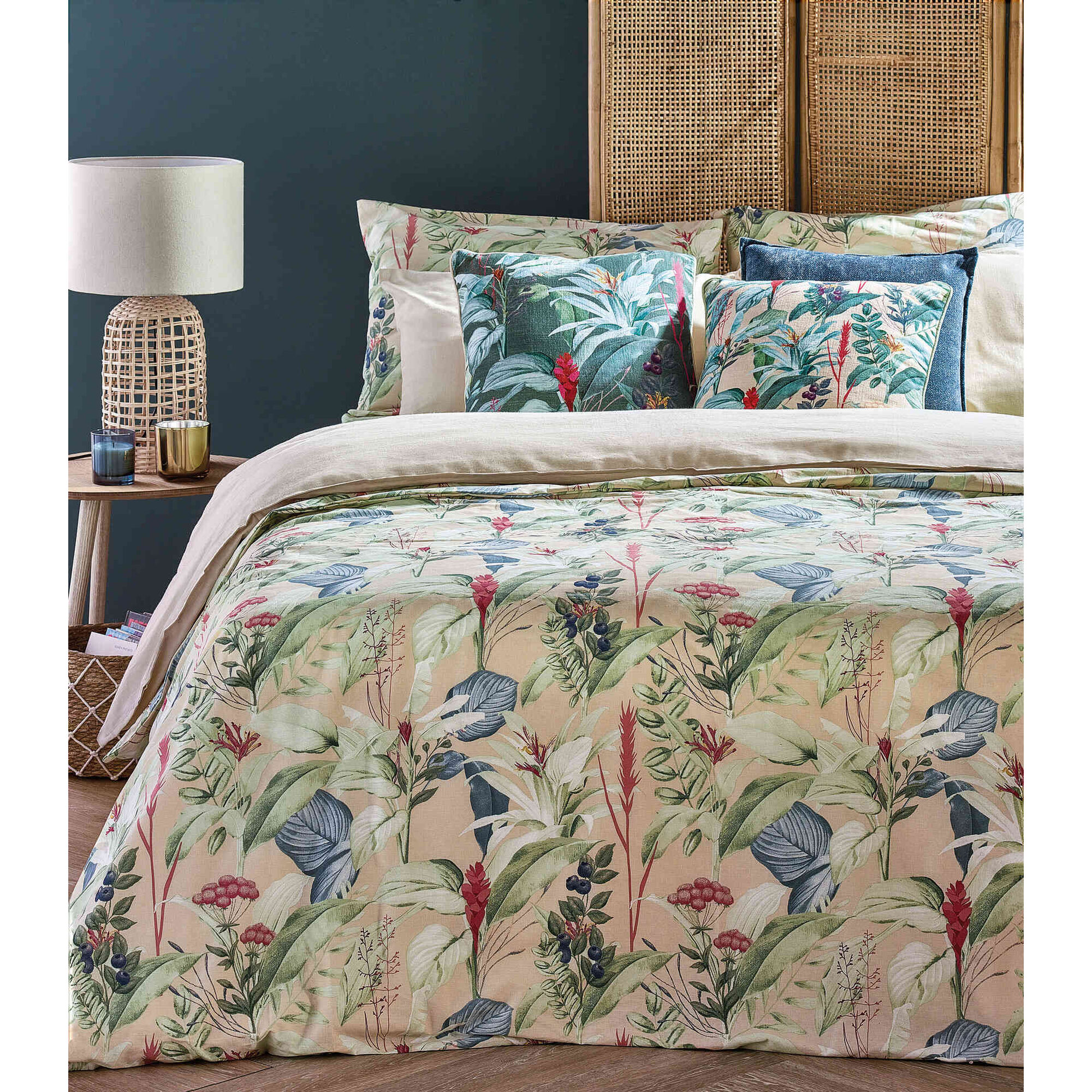 Conjunto 2 Mesas Apoio Madeira Houston