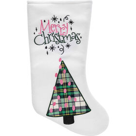 Meia Merry Christmas Branco