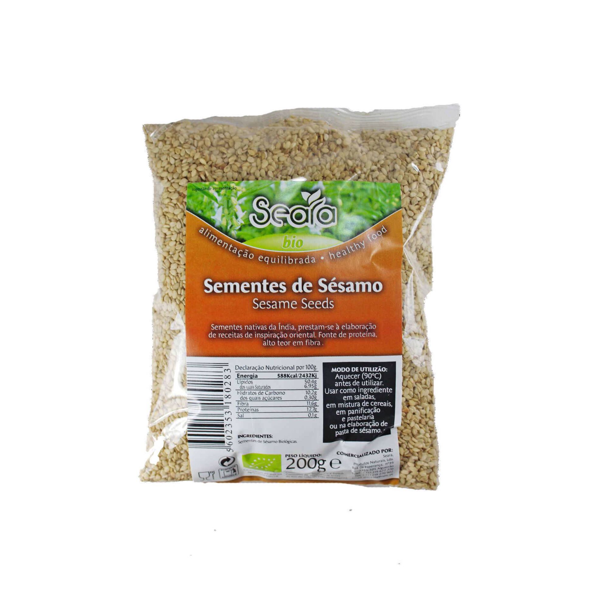 Sementes Sésamo Biológicas Sementes Sésamo Biológicas
