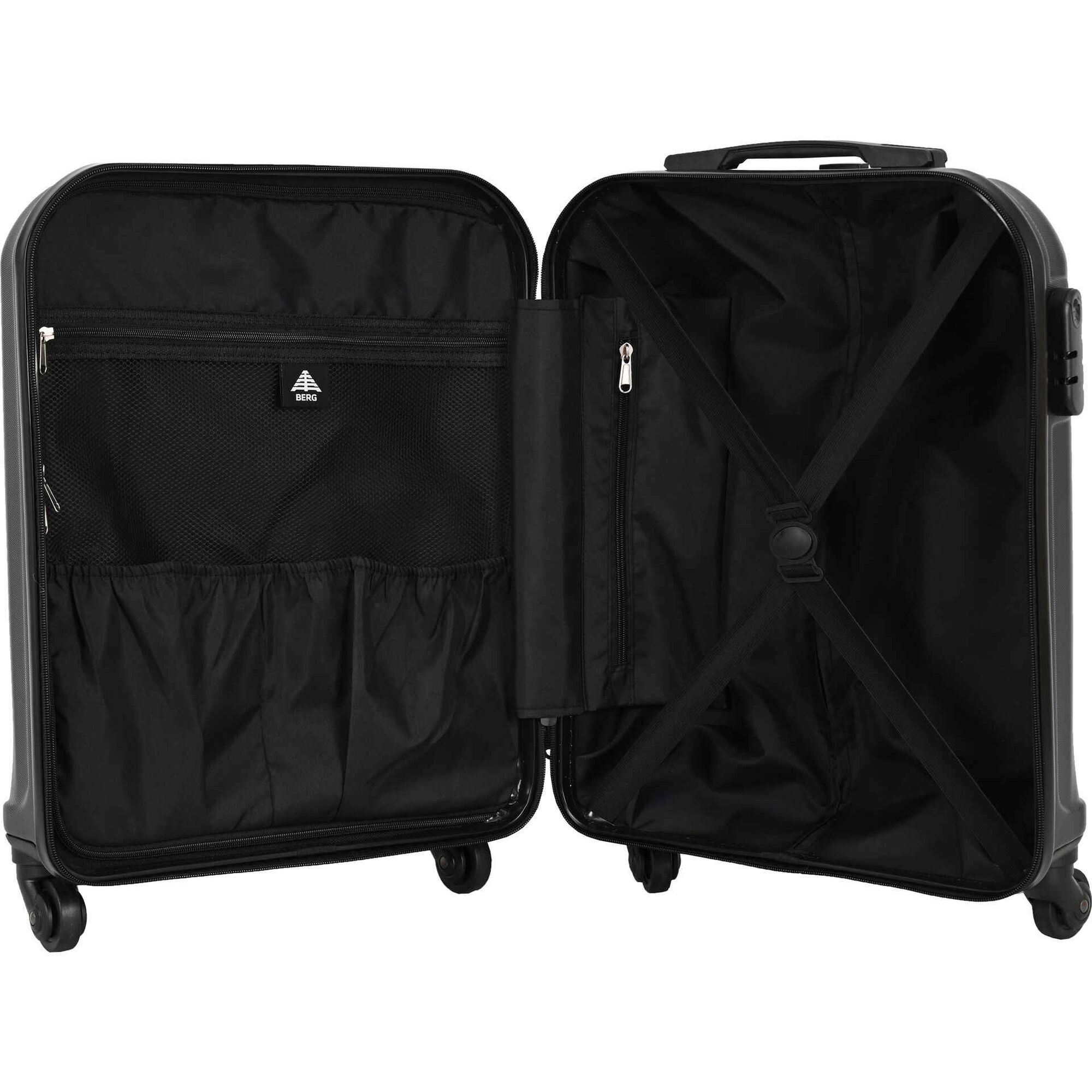 Mala de Cabine 4 Rodas Preta Lifestyle Berg