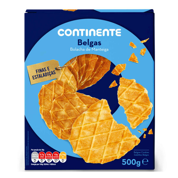 Bolachas Belgas Continente