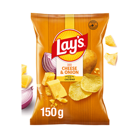 Batata Frita Lisa Sabor Queijo e Cebola Lay's