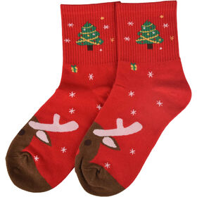 Conjunto 2 Pares Meias Natal Bazar&atilde;o