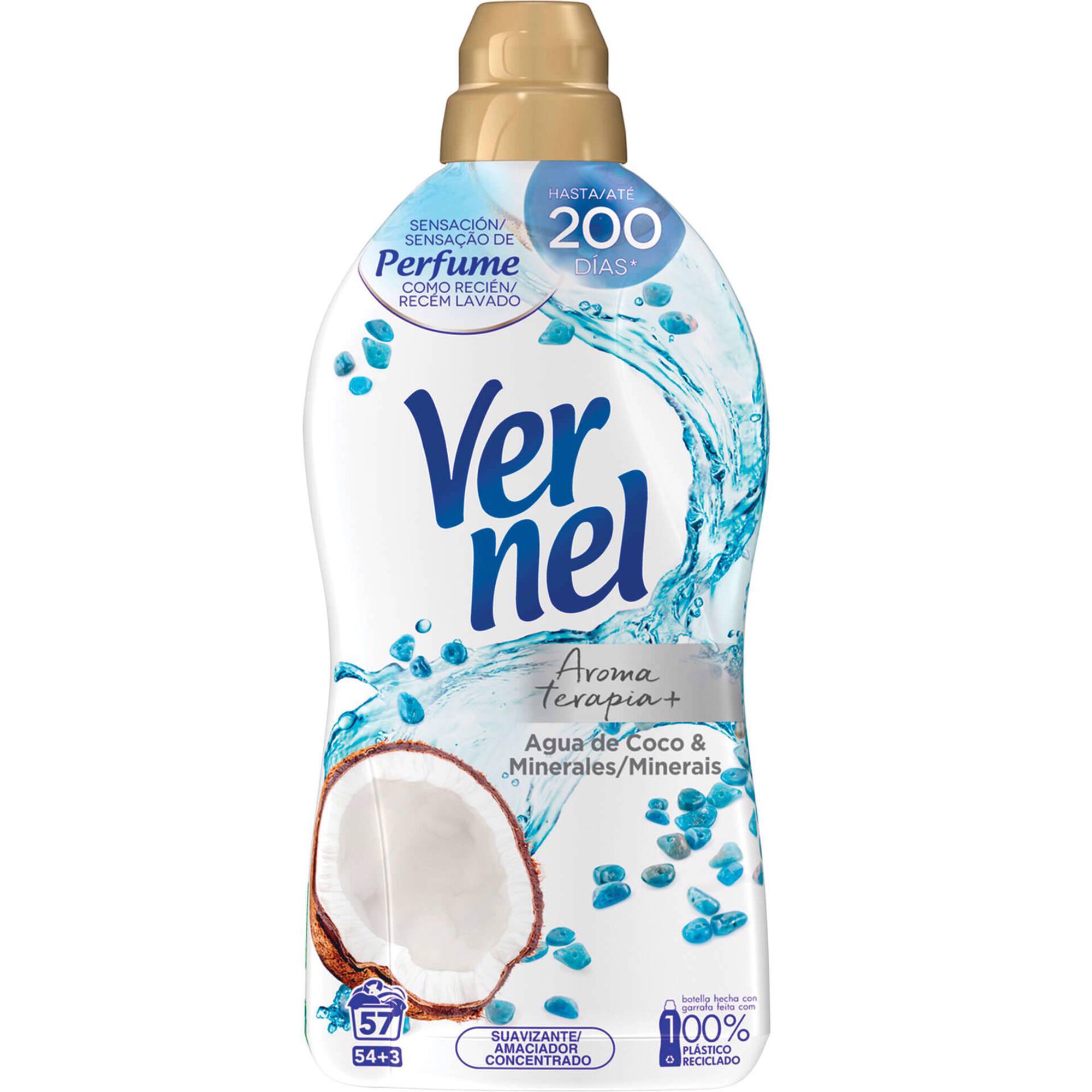 Amaciador Roupa Concentrado Aromaterapia Água de Coco e Minerais Amaciador Roupa Concentrado Aromaterapia Água de Coco e Minerais