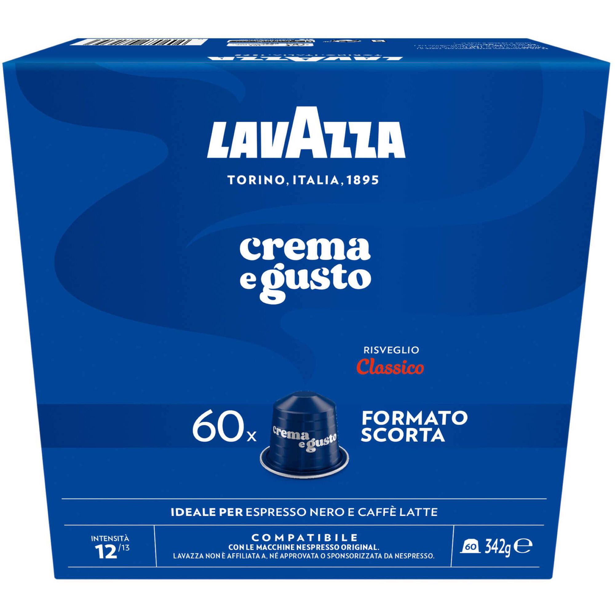 C&aacute;psulas de Caf&eacute; Crema e Gusto Int 12 Lavazza