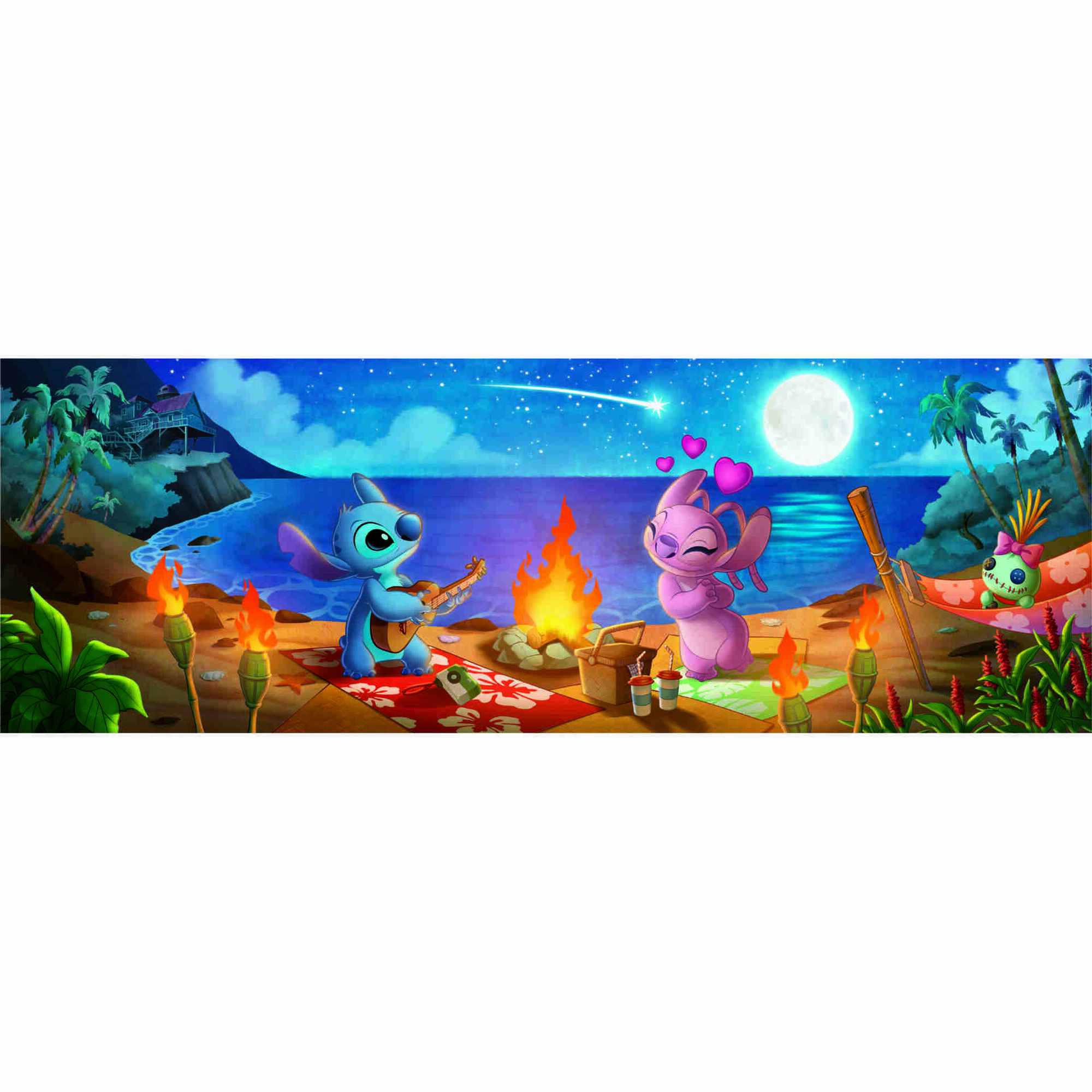 Puzzle Panorama Disney Stitch 1000 Peças