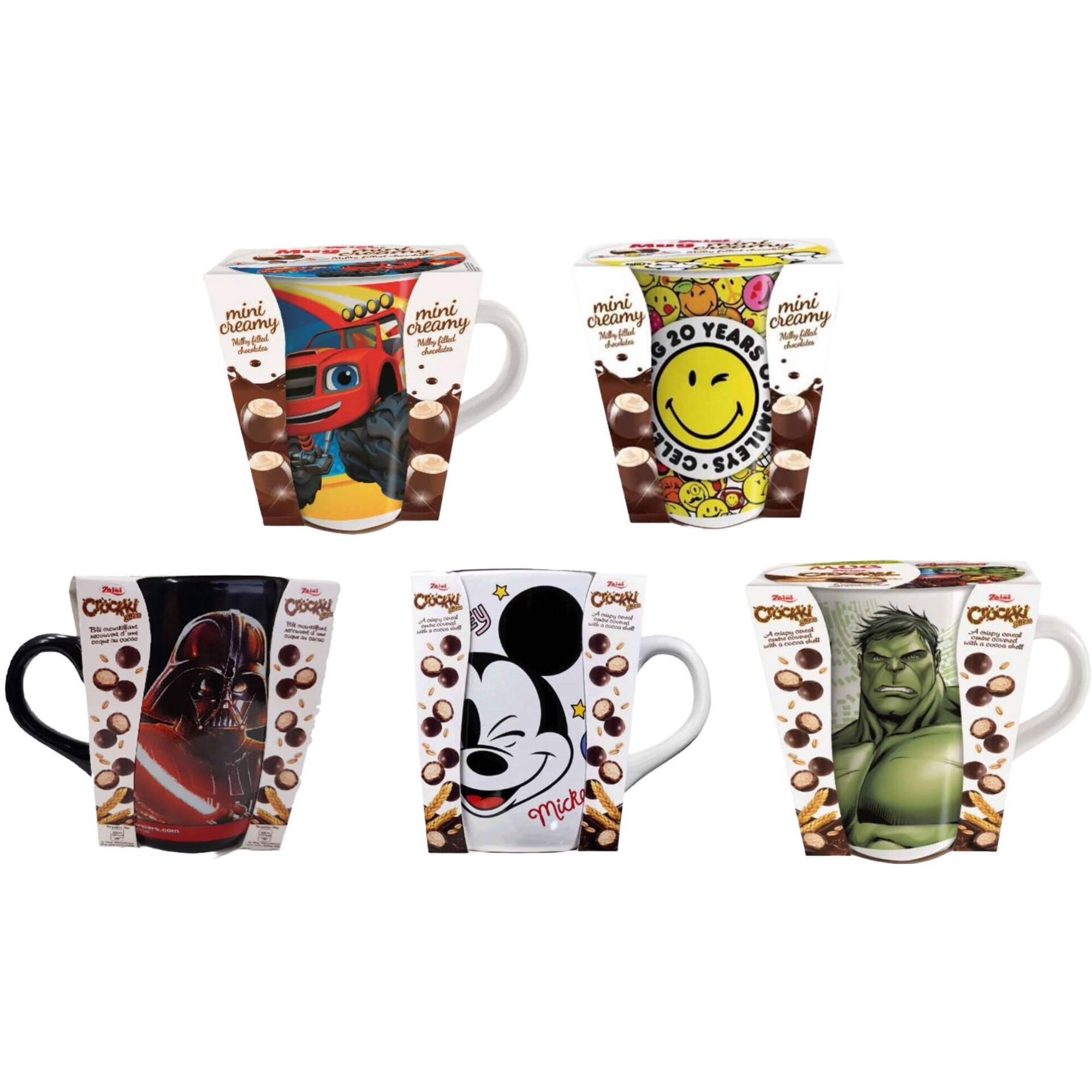 Caneca com Snacks de Chocolate Mix