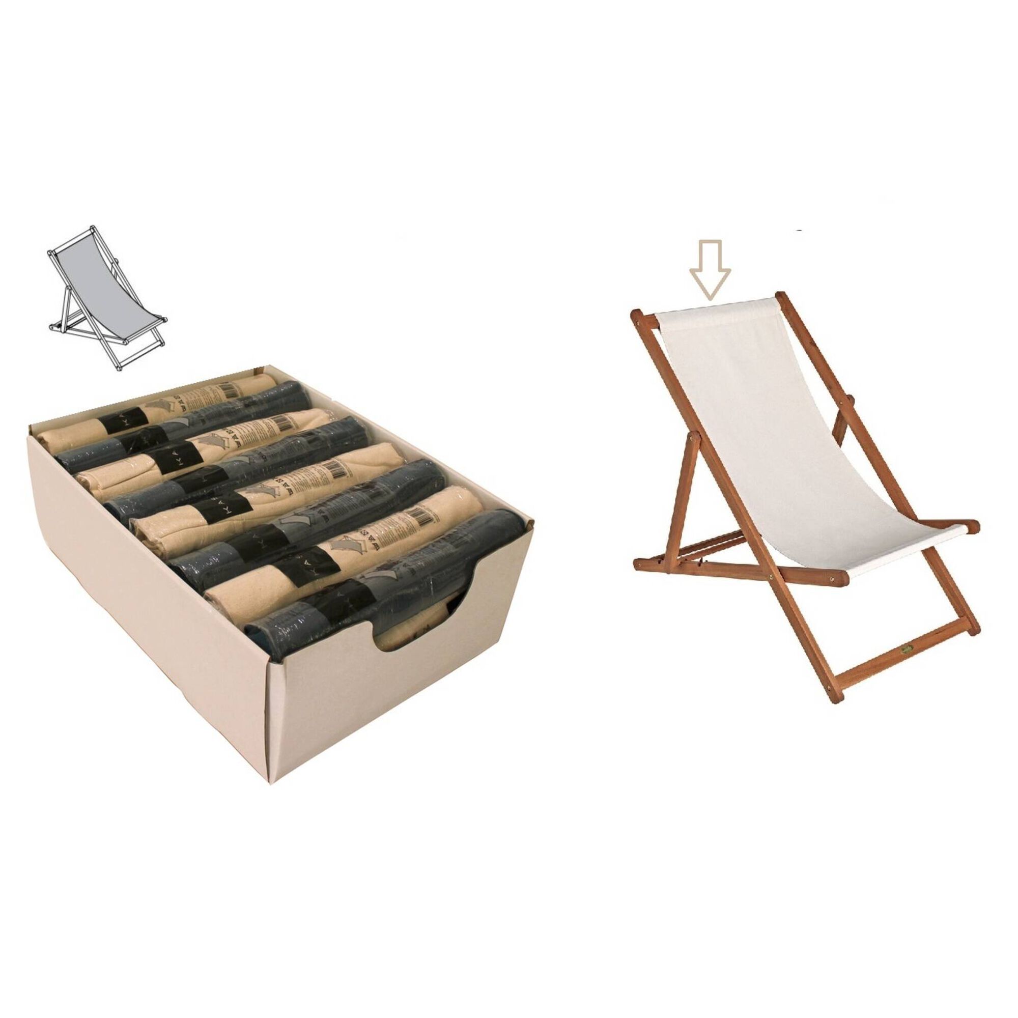 Tecido para Substitui&ccedil;&atilde;o da Cadeira Relax (v&aacute;rias cores) Kasa