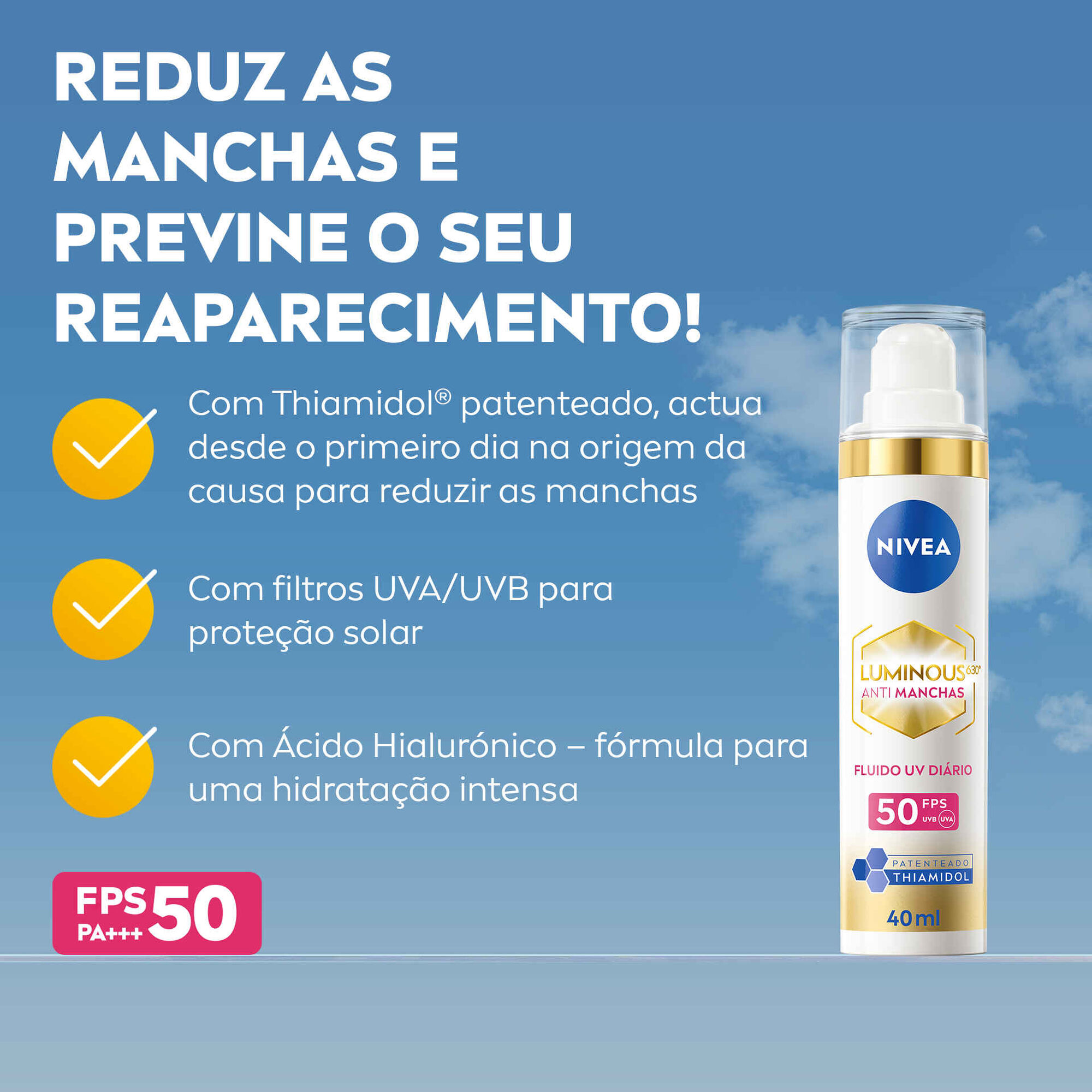 Creme de Rosto Dia Cellular Luminous 630 Antimanchas FPS50 30+ Creme de Rosto Dia Cellular Luminous 630 Antimanchas FPS50 30+