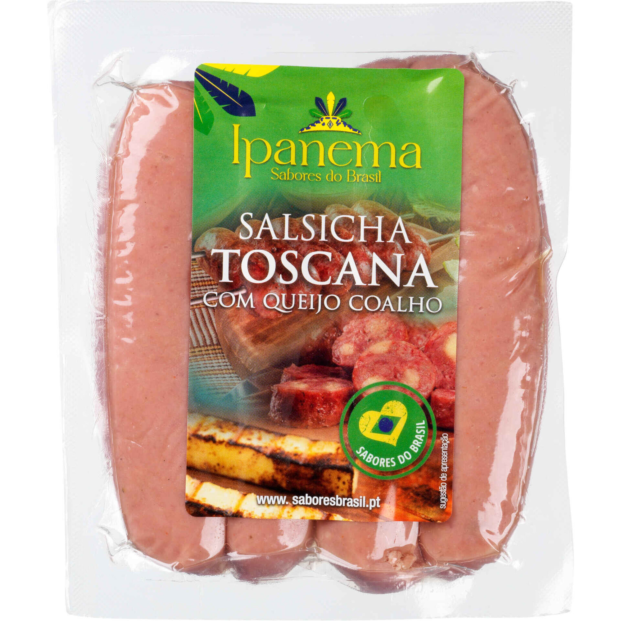 Salsicha Toscana com Queijo Coalho Ipanema