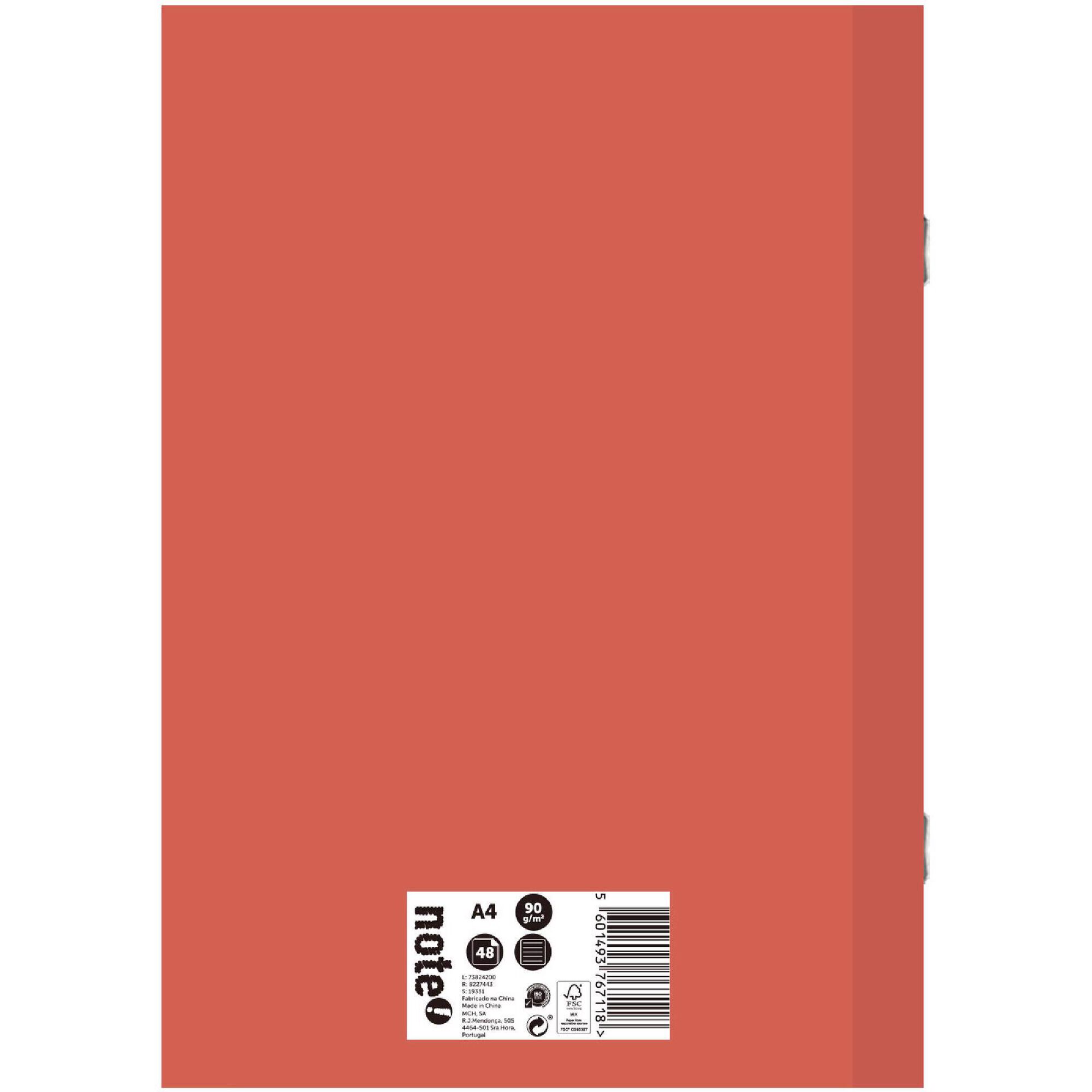 Caderno Agrafado A4 Pautado Colors (várias cores)