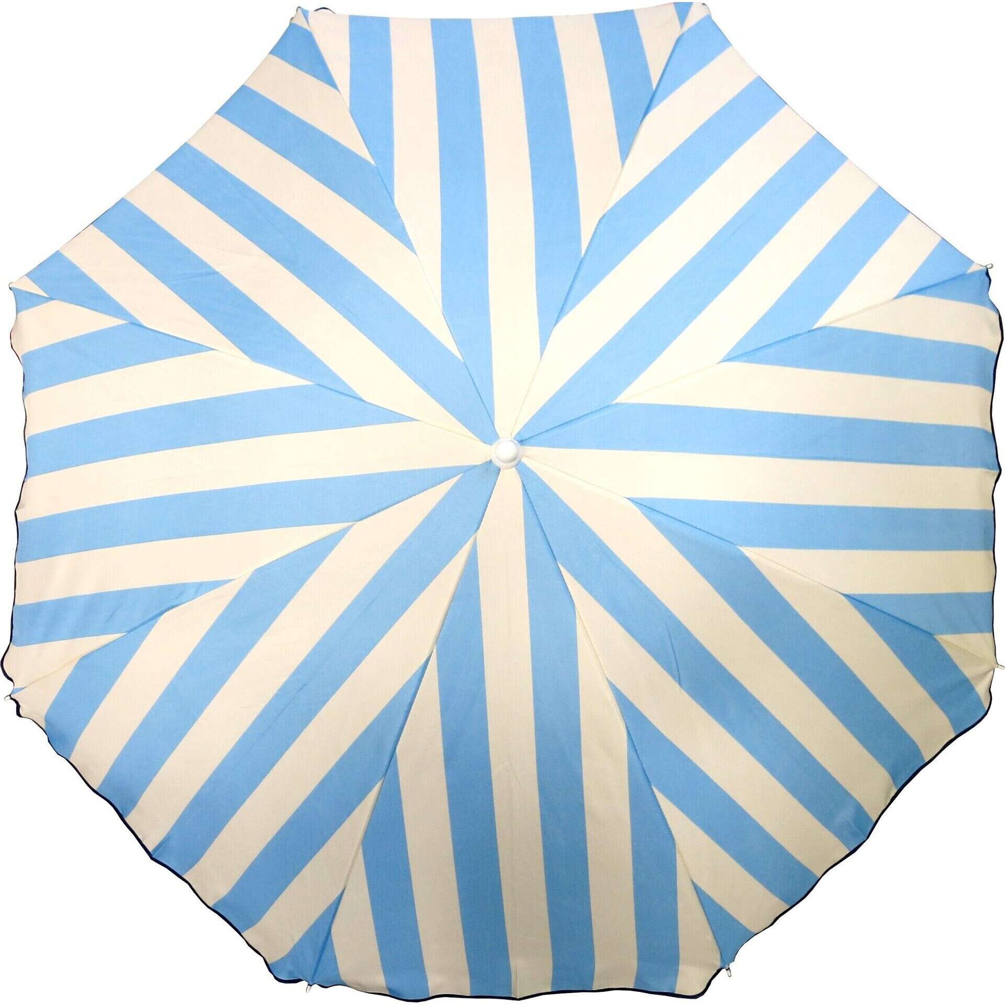 Guarda-Sol Praia Atl&acirc;ntida 1,80m Azul Claro Kasa