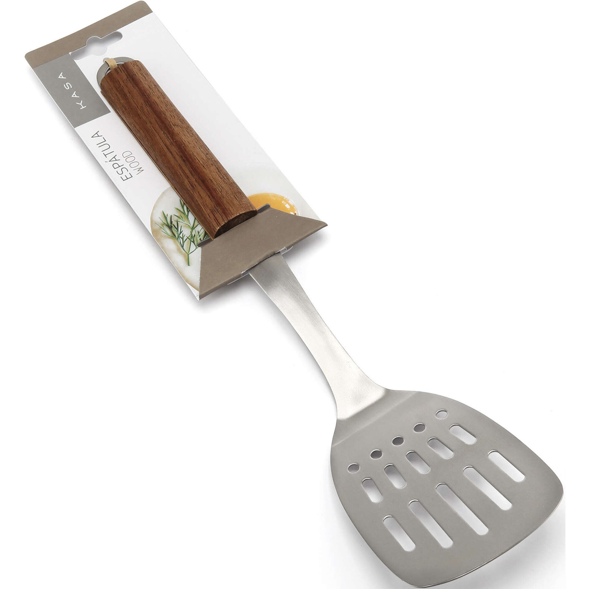 Escumadeira com Cabo de Madeira