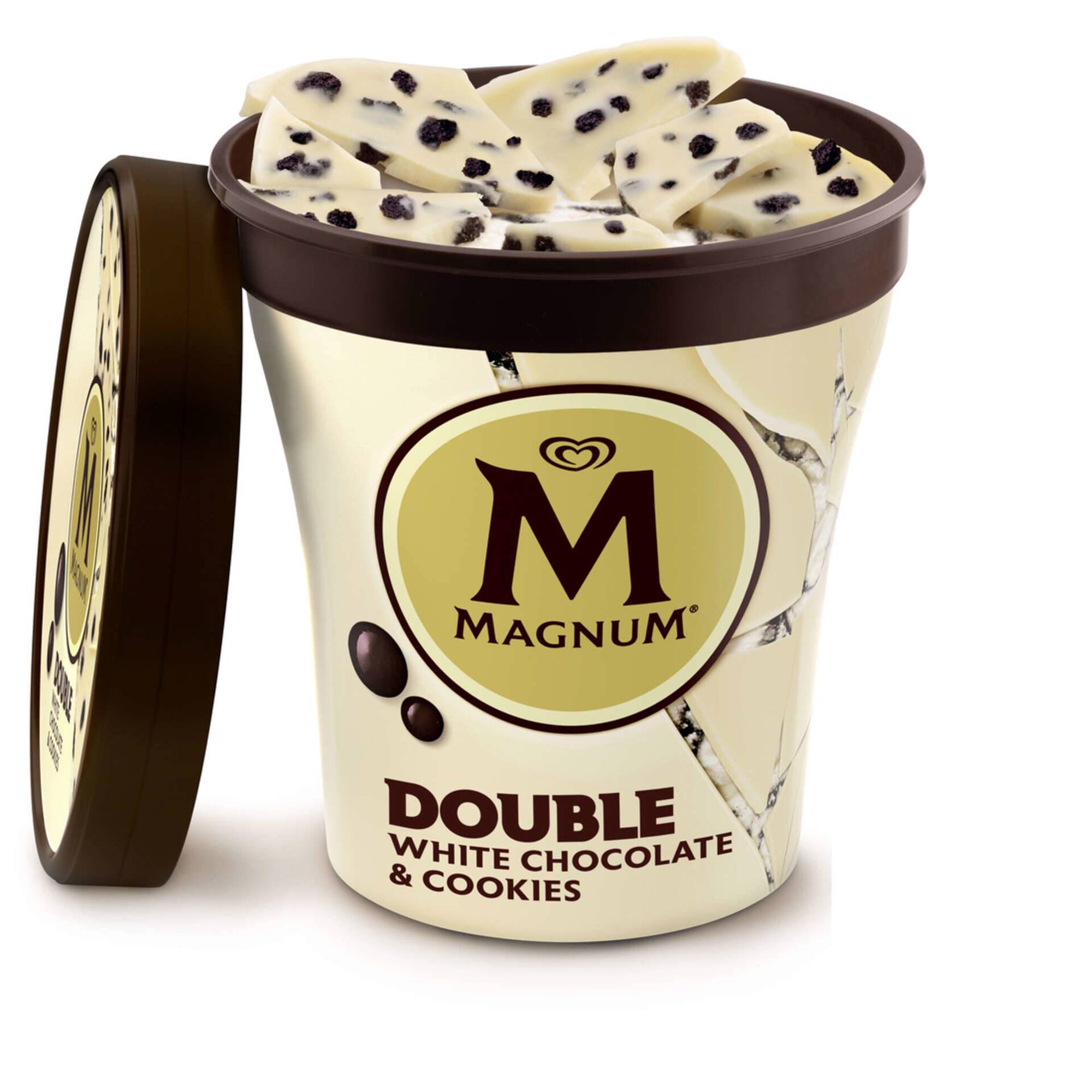 Gelado Chocolate Branco e Cookies