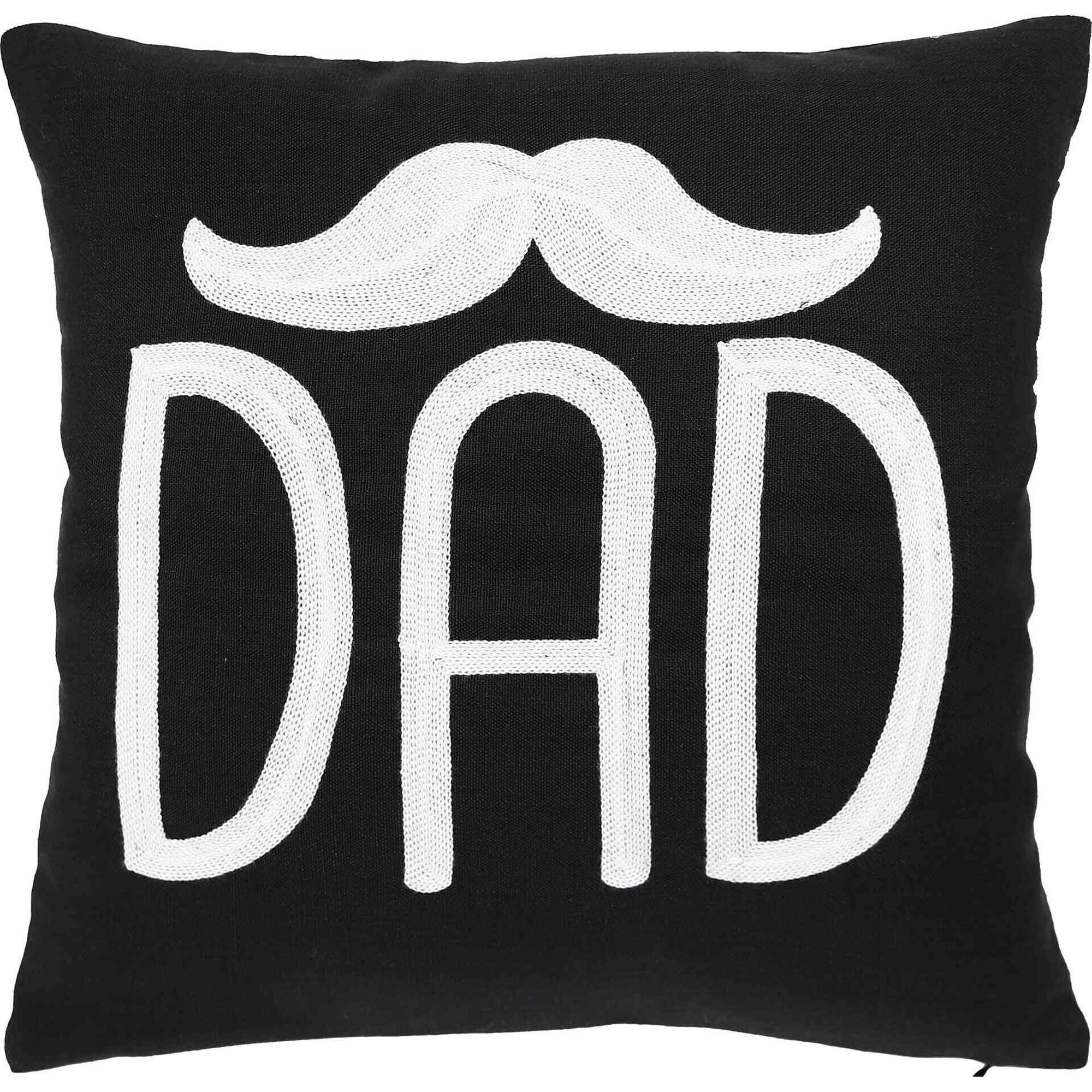 Almofada 45x45cm Preta Dad Kasa