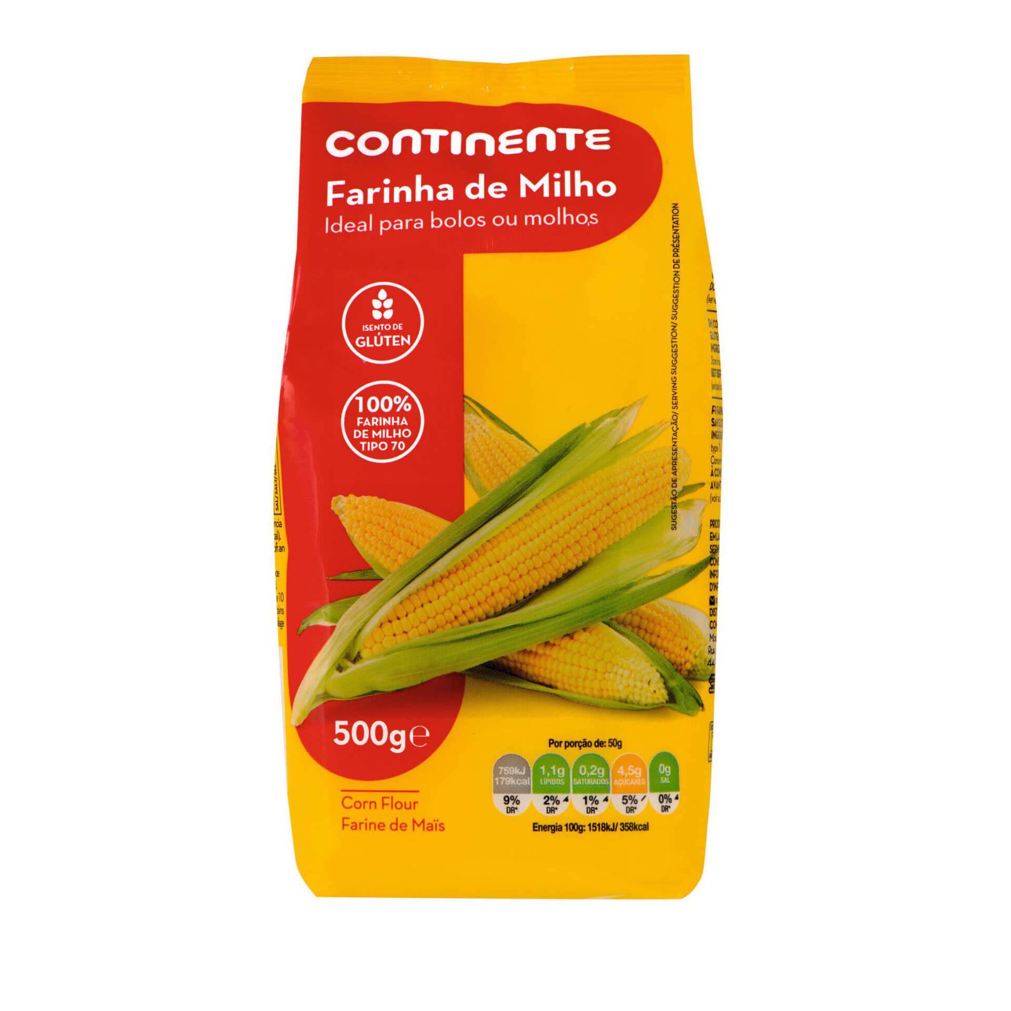 Farinha de Milho sem Glúten