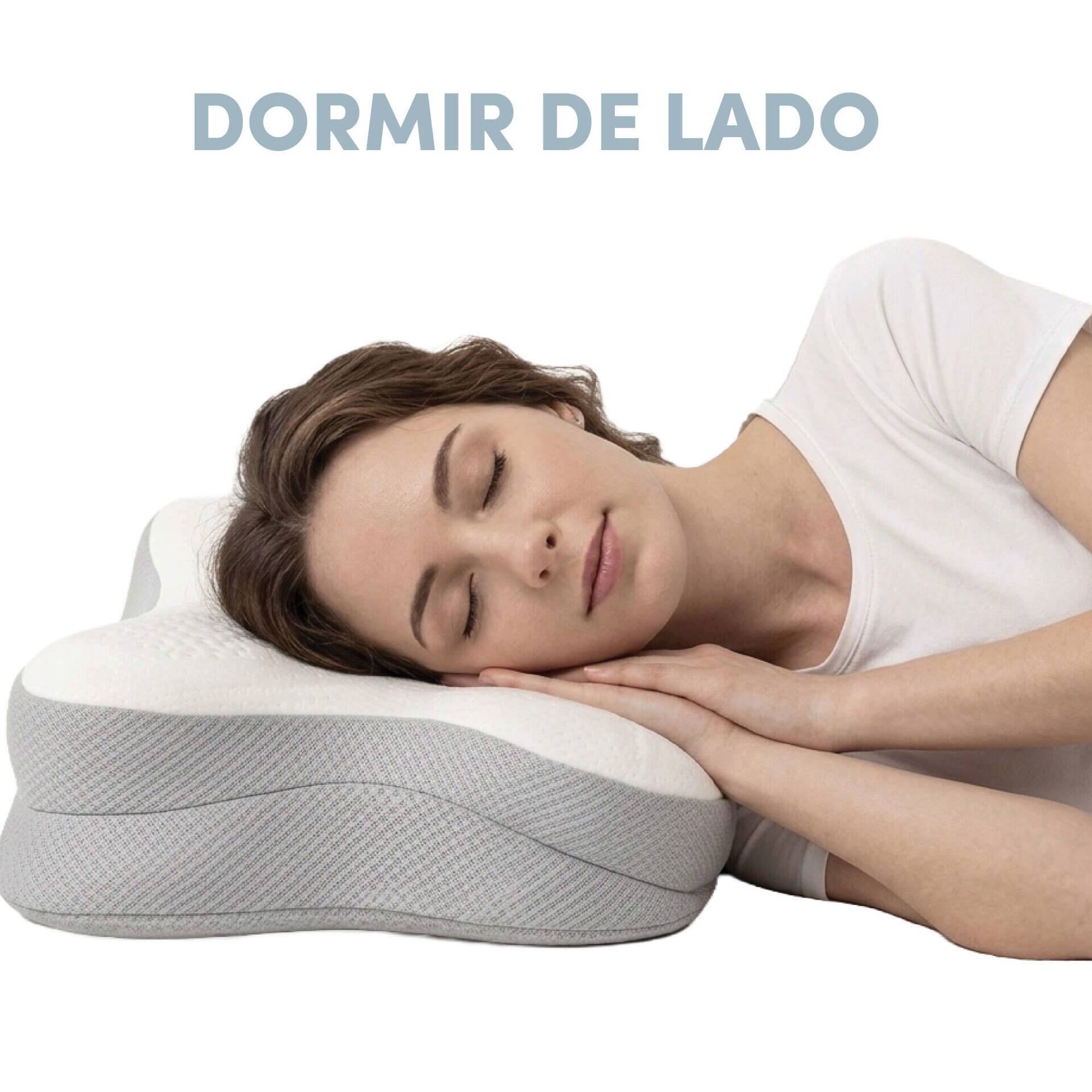 Almofada 62x37x14,4cm Cervical Viscoel&aacute;stica Kasa