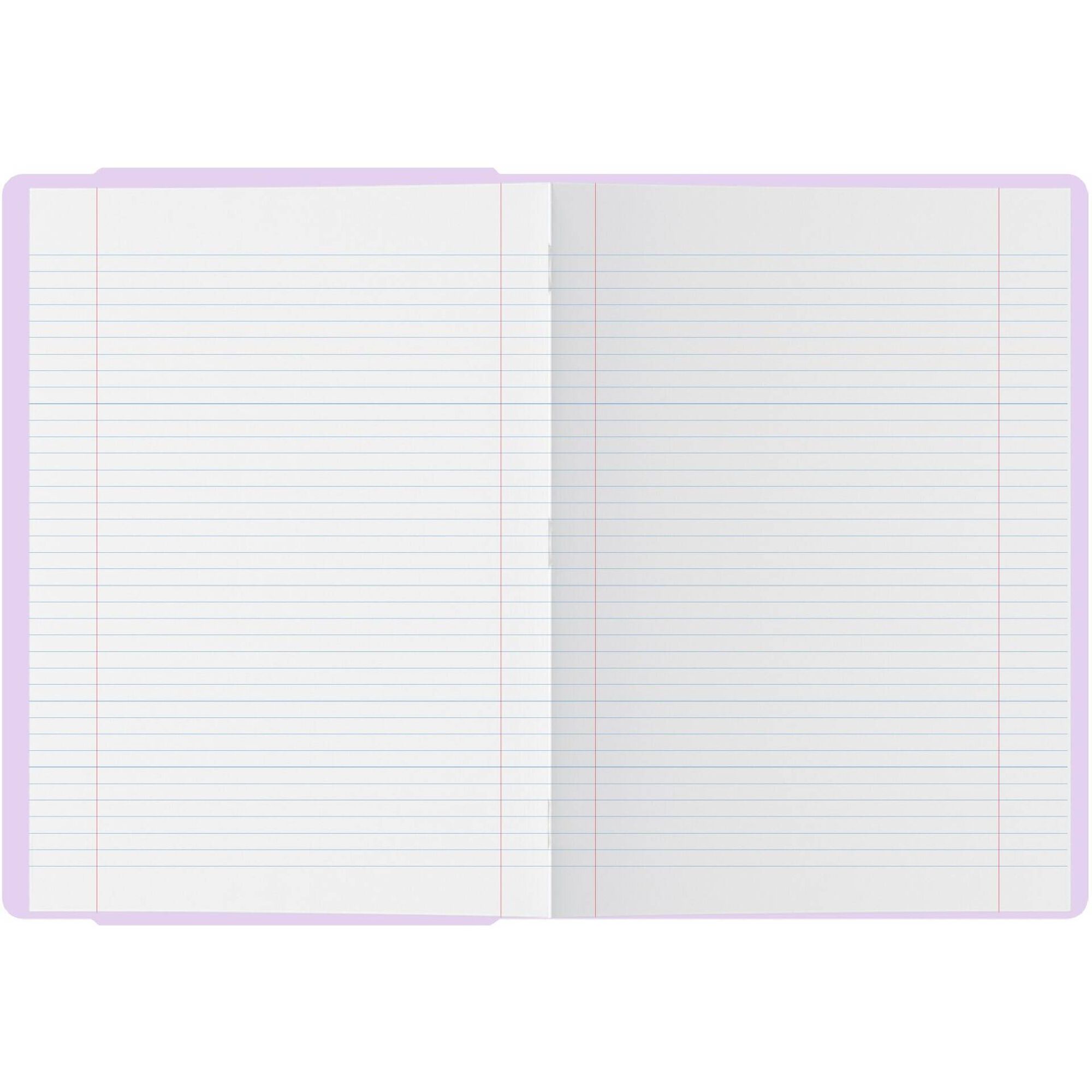 Caderno Agrafado A4 Pautado 2 em 1 Pastel (várias cores)