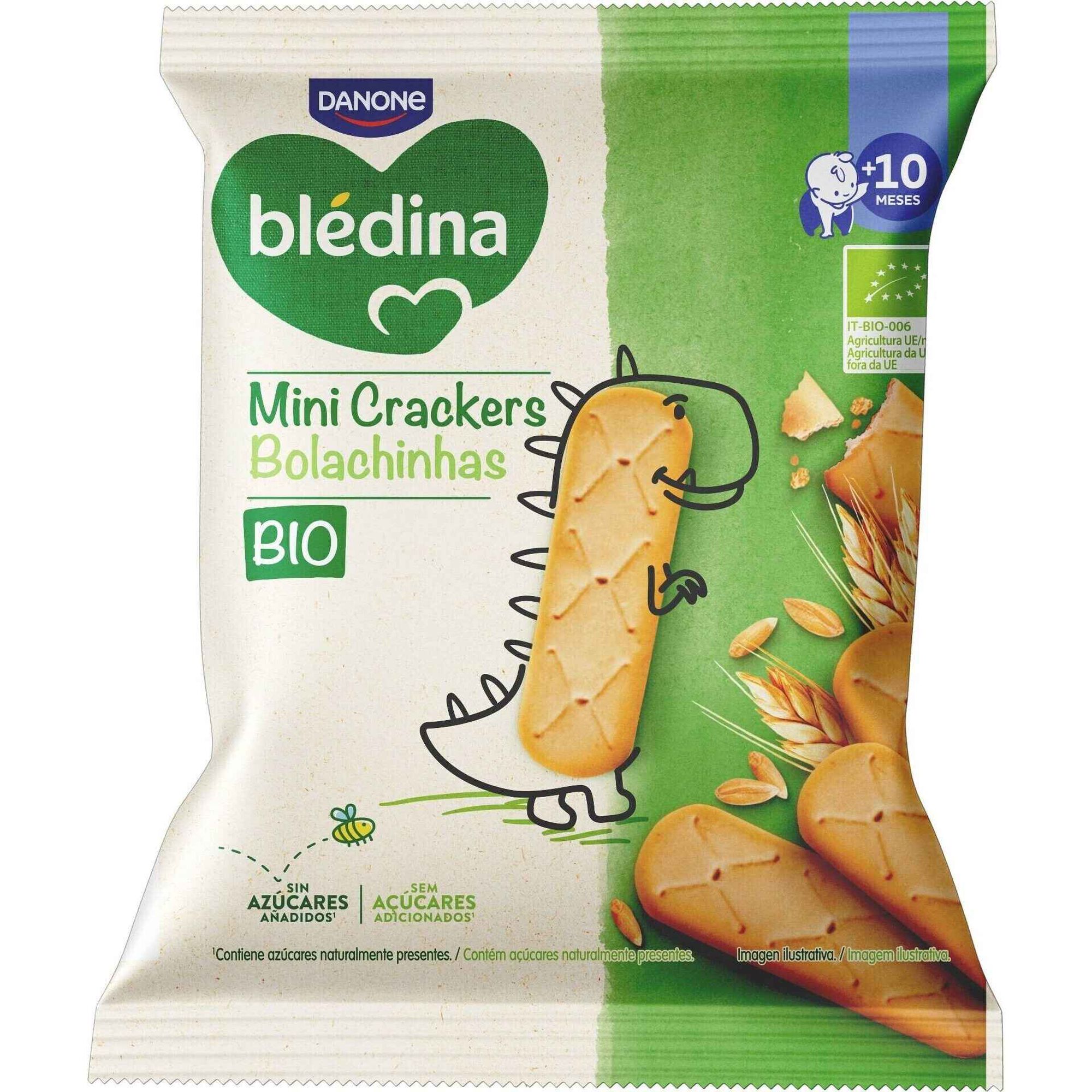 Bolachinhas Mini Crackers Bio Bl&eacute;dina