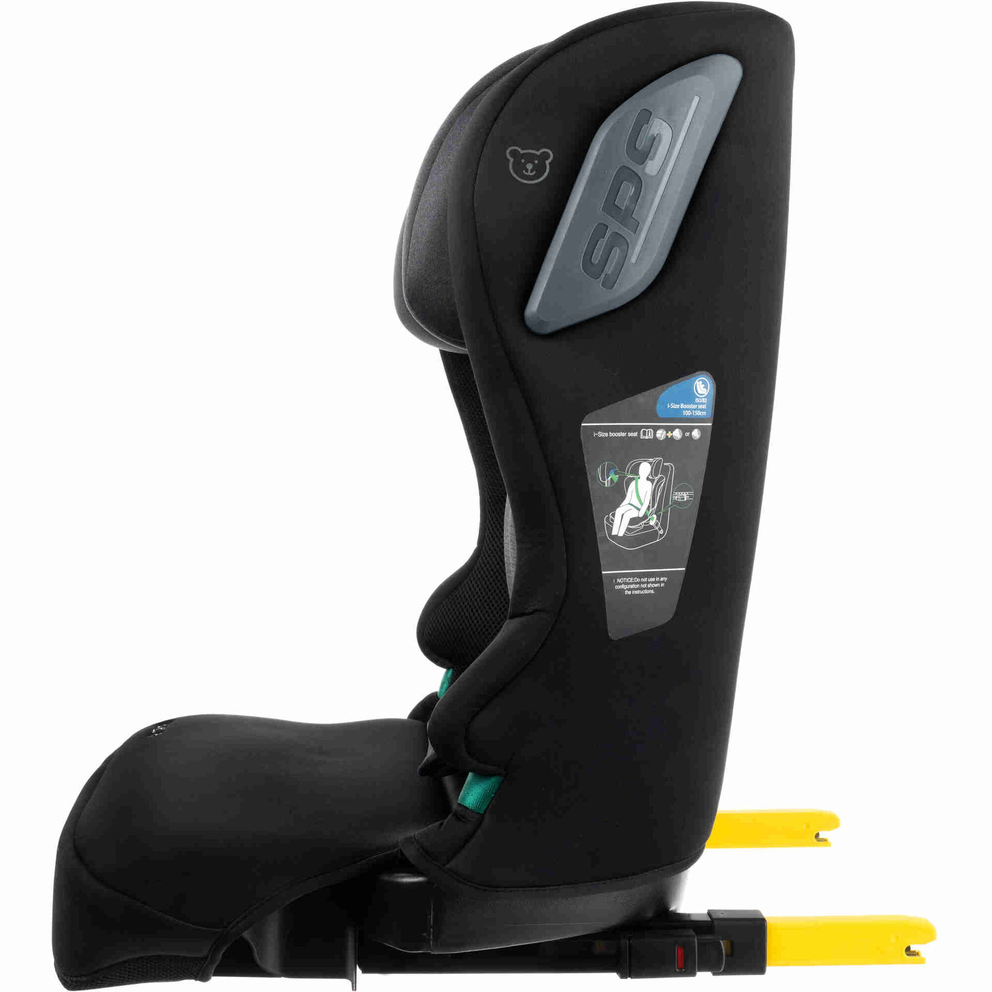Cadeira Auto I-Size 100-150cm Isofix Preta Force