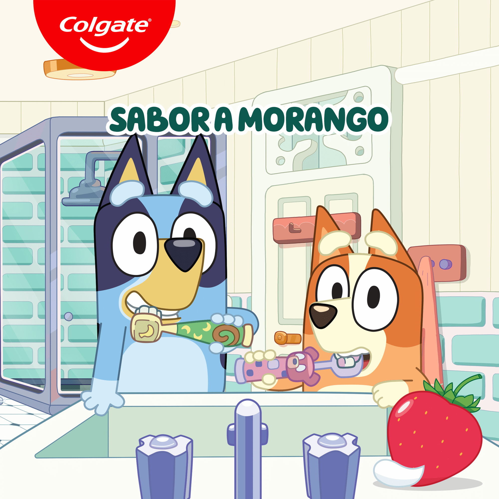 Pasta de Dentes Crian&ccedil;a Bluey 0 a 5 Anos Colgate