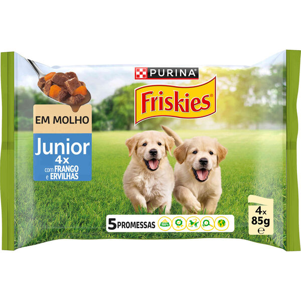 Comida Húmida para Cão Júnior Frango Purina Friskies