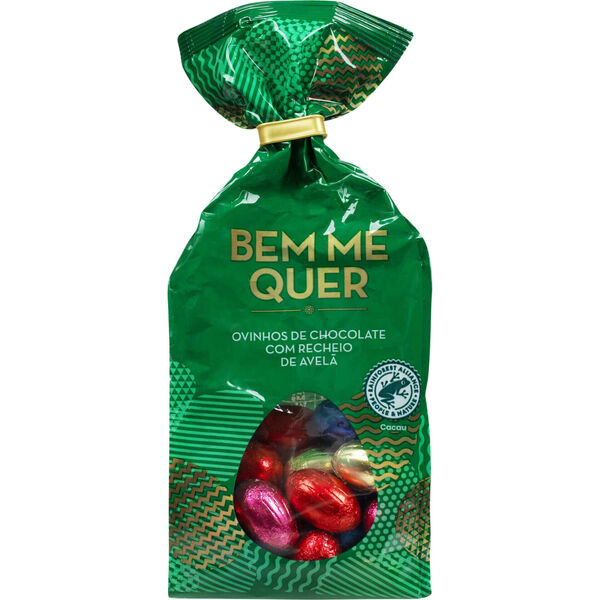 Mini Ovos Chocolate com Recheio de Avelã Bem Me Quer