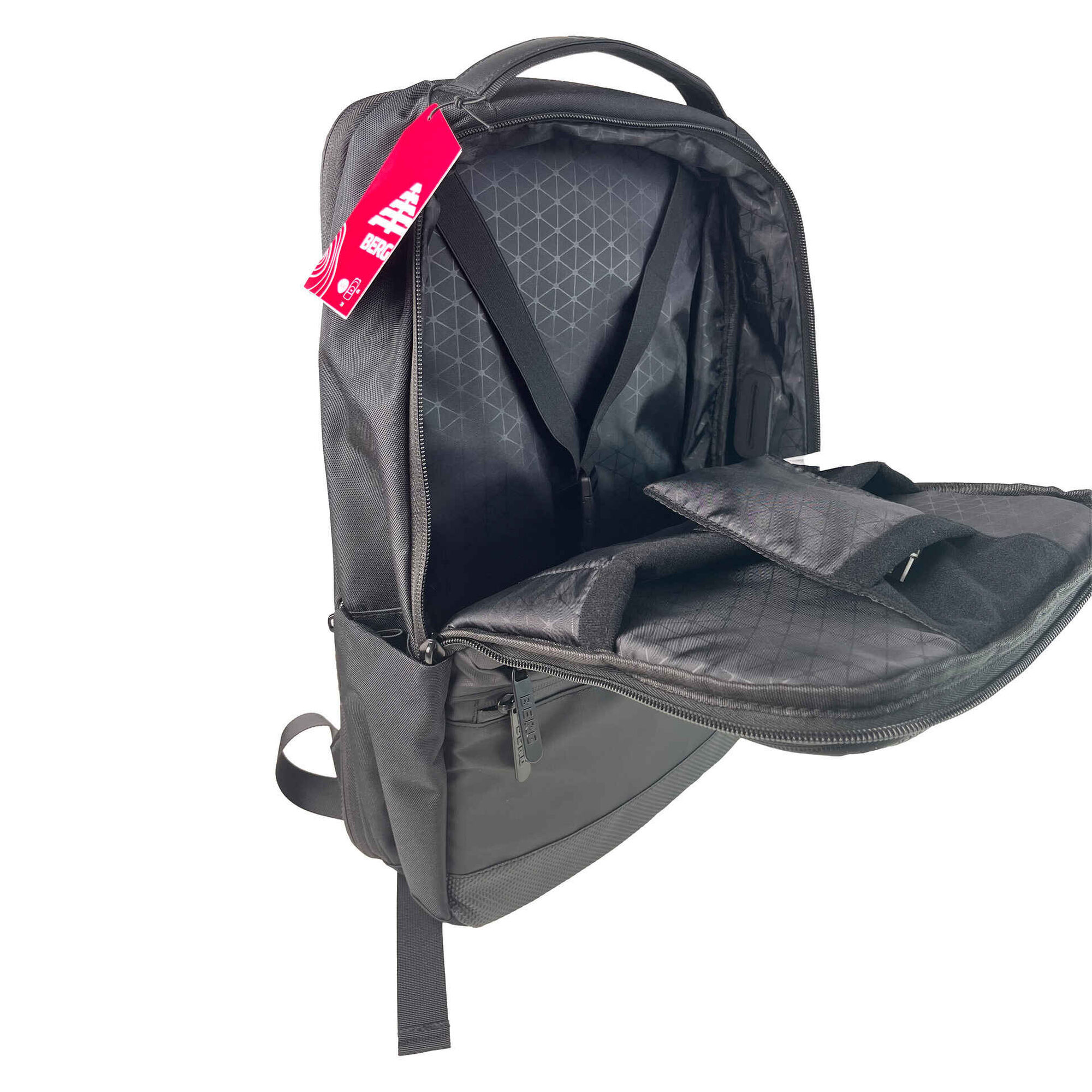 Mochila de Escrit&oacute;rio Expans&iacute;vel 20-30L Preta