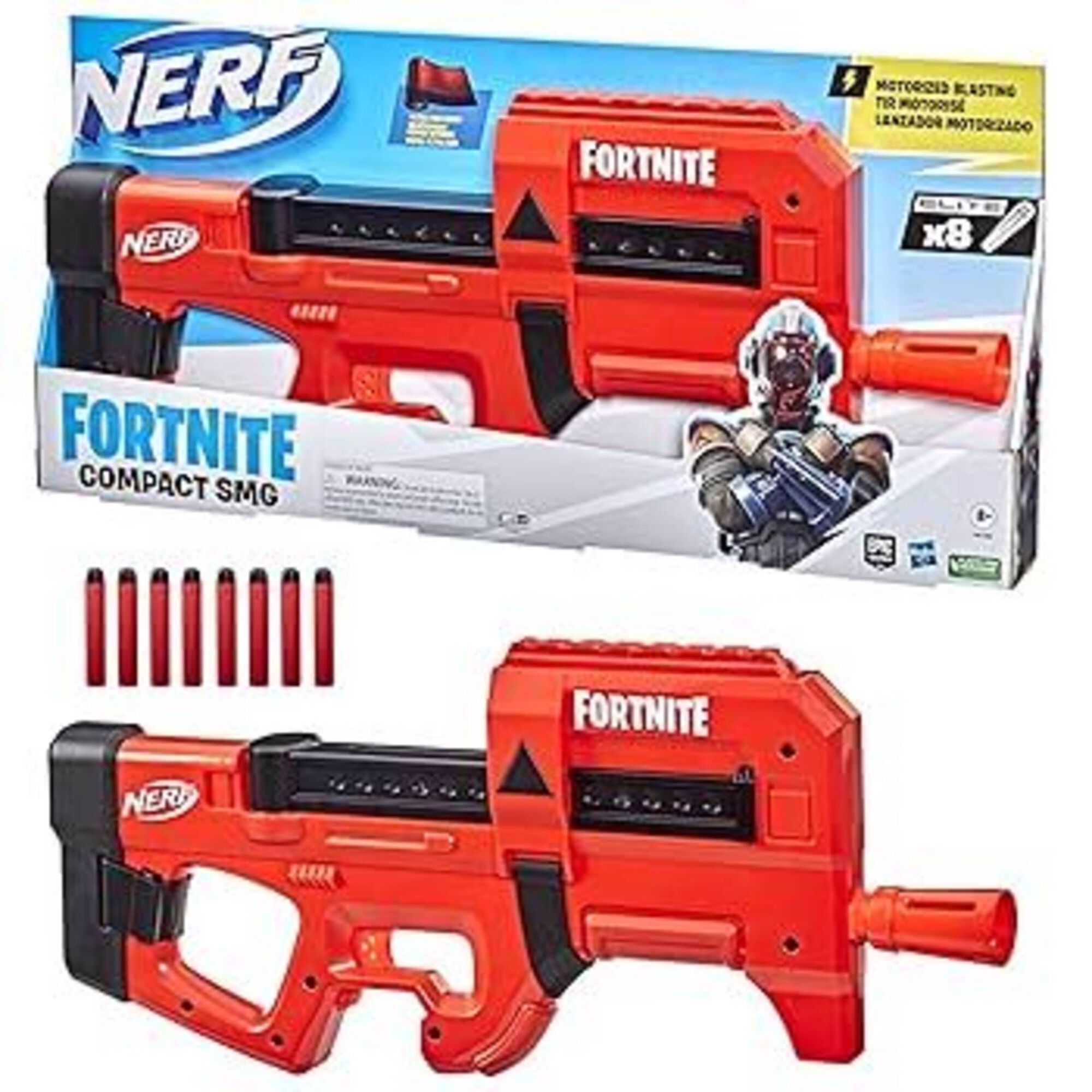Nerf - Lan&ccedil;ador  Fortnite Compact Smg Efs