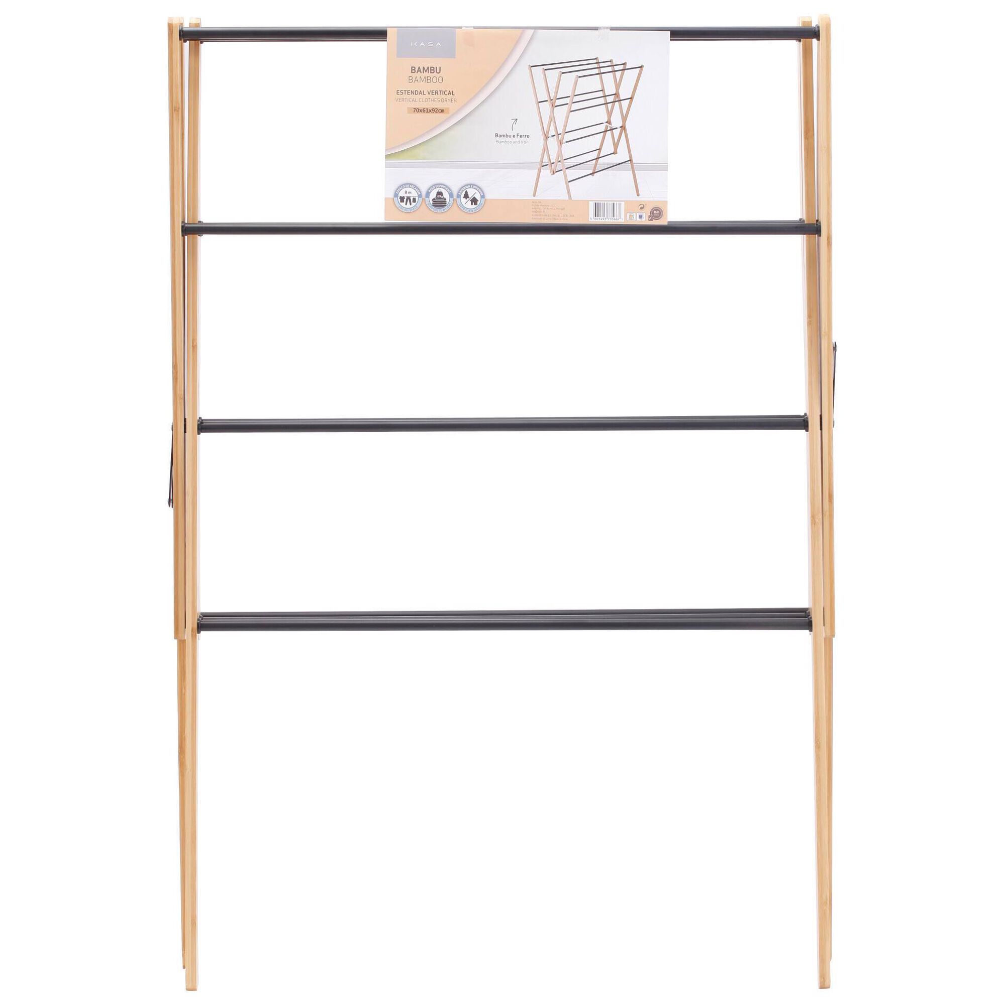 Estendal Ch&atilde;o Vertical Bambu 8m Kasa