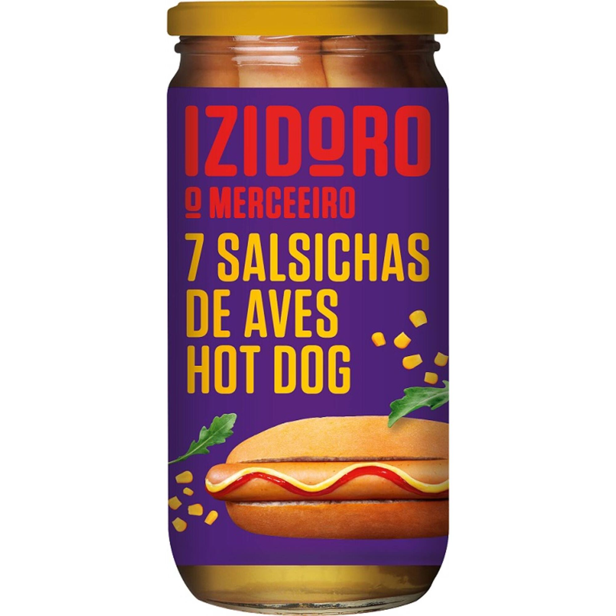 Salsichas de Aves Hot Dog Frasco 7 un
