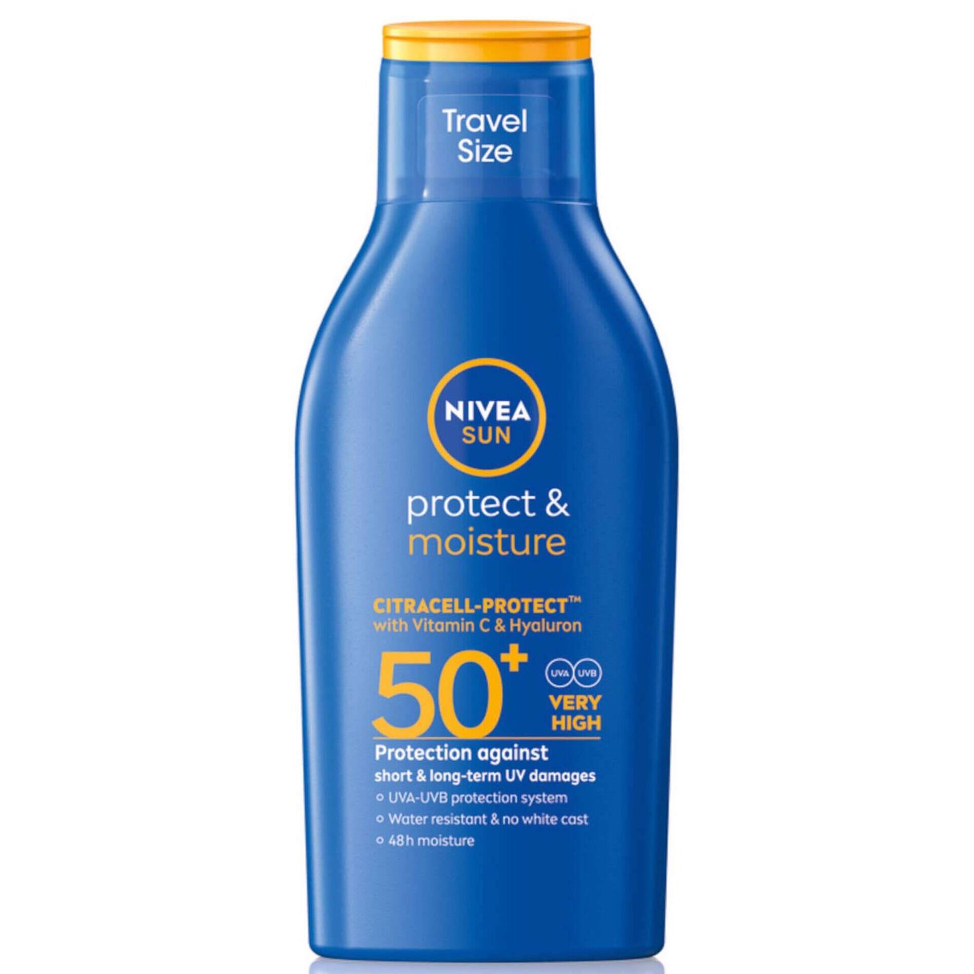 Protetor Solar Lo&ccedil;&atilde;o Protect & Moisture FPS 50+ Nivea Sun