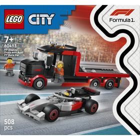 LEGO City - Cami&atilde;o de Exposi&ccedil;&atilde;o de F1&reg; com Carro de Corrida de F1&reg; Audi - 60493
