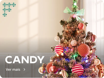Linha decoração de Natal Candy 