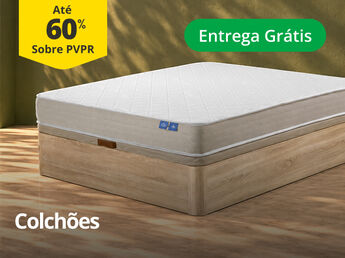 At&eacute; 60% Pvpr em colch&otilde;es. Entrega gr&aacute;tis