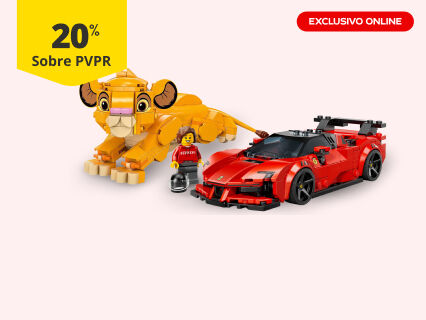 20% PVPR em LEGO (Exclusivo online)