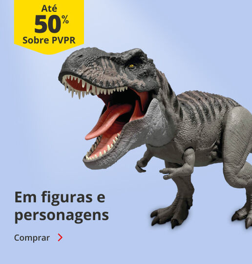 At&eacute; 50% PVPR em figuras e personagens