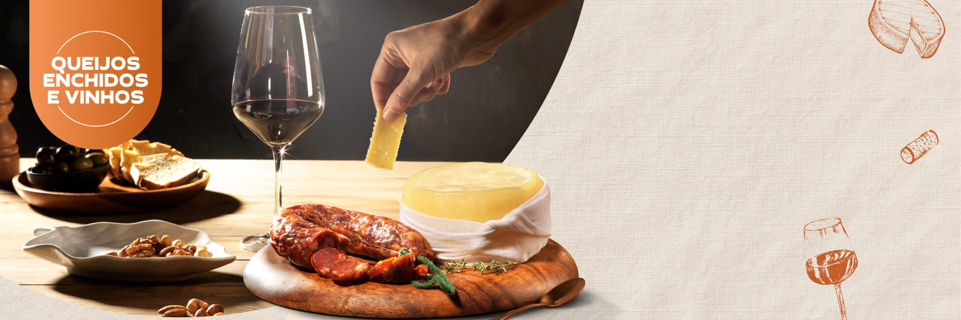 Queijos, Enchidos e Vinhos