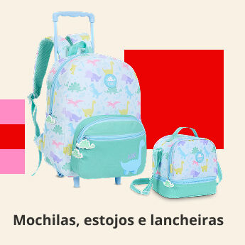 Mochilas, estojos e lancheiras