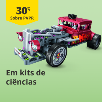 30% Pvpr em Kits ci&ecirc;ncias