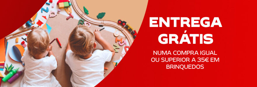 Entrega Grátis numa compra igual ou superior a 35€ em brinquedos