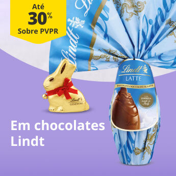 At&eacute; 30% PVPR em Chocolates da P&aacute;scoa Lindt