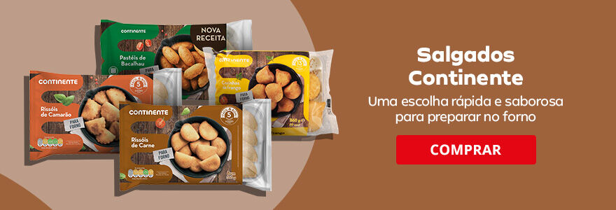  Salgados Continente. Comprar.