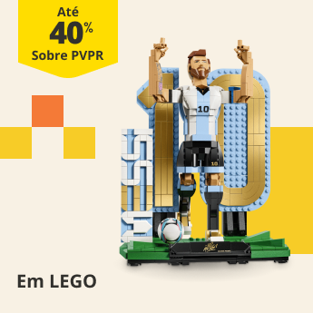 At&eacute; 40% PVPR em LEGO