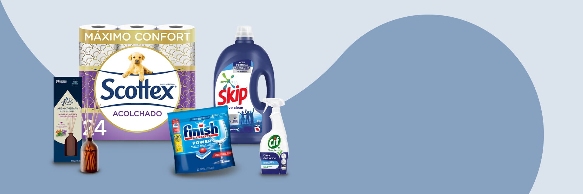 Até 60% em produtos de Limpeza
