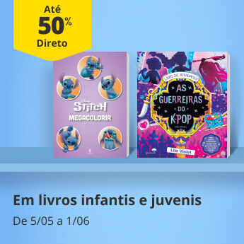 At&eacute; 50% em livros infantis e juvenis