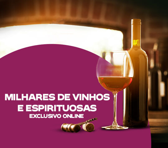 Milhares de vinhos e espirituosas